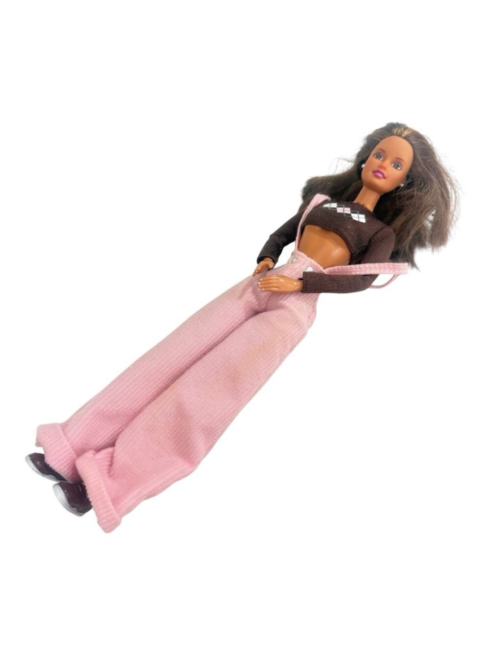 Teresa Perfect Pink Doll Barbie Friend Pink Brown Outfit Vintage